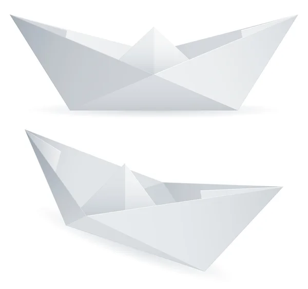 纸船舶. — 图库矢量图片