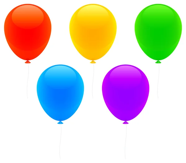 Färg ballonger. — Stock vektor