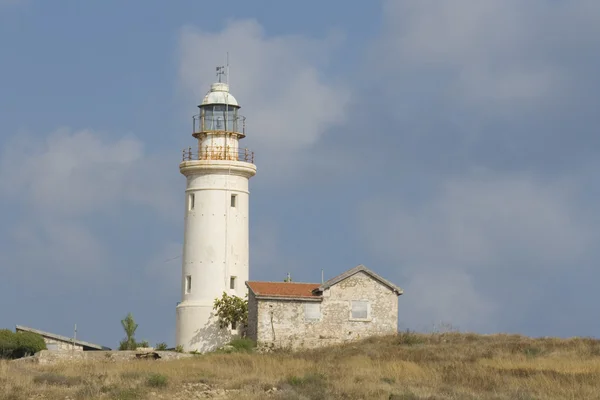Fyrtårn i Paphos – stockfoto