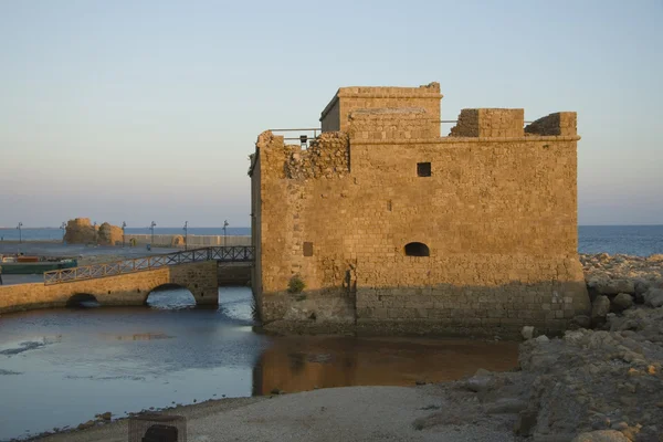 堡垒在塞浦路斯帕福斯 — 图库照片