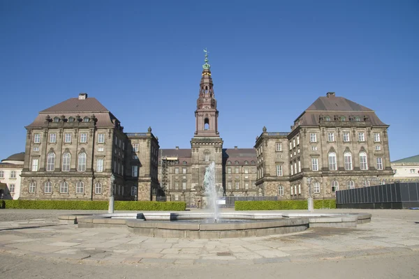 Palácio christiansborg — Fotografia de Stock