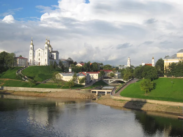 stock image Skyline of Vitebsk town, Belarus