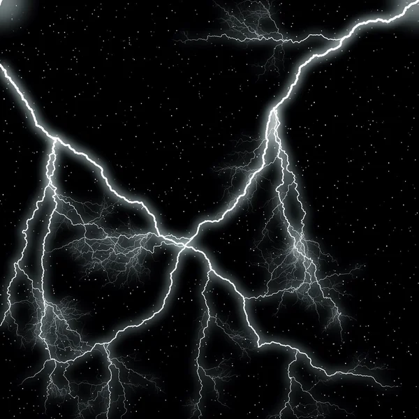 Night Sky lightning — Stock Photo, Image