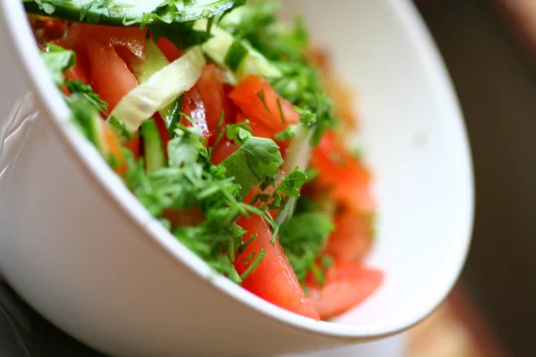 Свіжі овочевий салат, крупним планом . — стокове фото