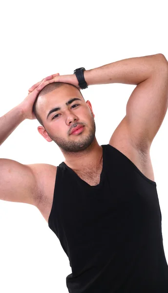 Strong Man Showing His Muscles — Stock Photo, Image