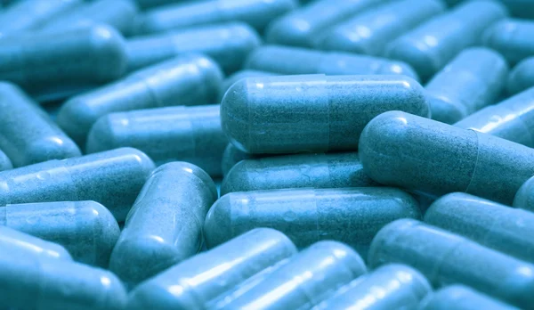 Drug and medicine, image of capsule pills — Stock Photo, Image