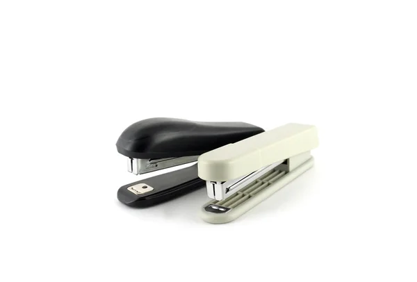 Black and grey staplers — Stock Photo, Image