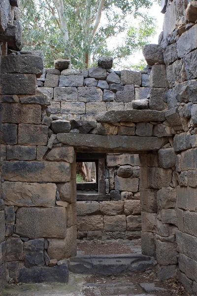 Ερείπια της εκκλησίας στο gamla, Ισραήλ — Φωτογραφία Αρχείου