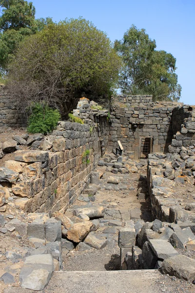 Ruins of the church at Gamla, Israel — Stock Photo, Image