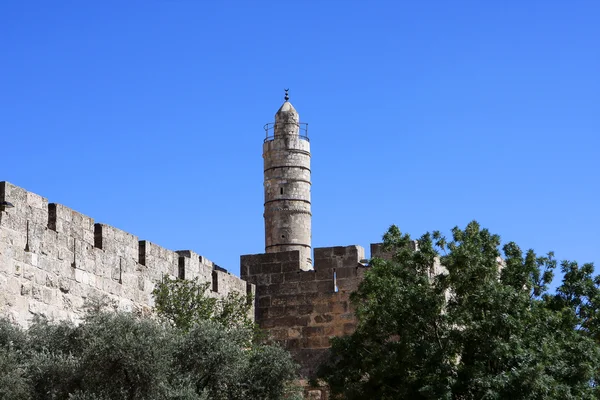 ダビデの塔エルサレム — ストック写真