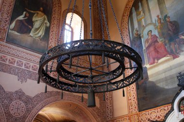 Interior in Mary Magdalene church clipart