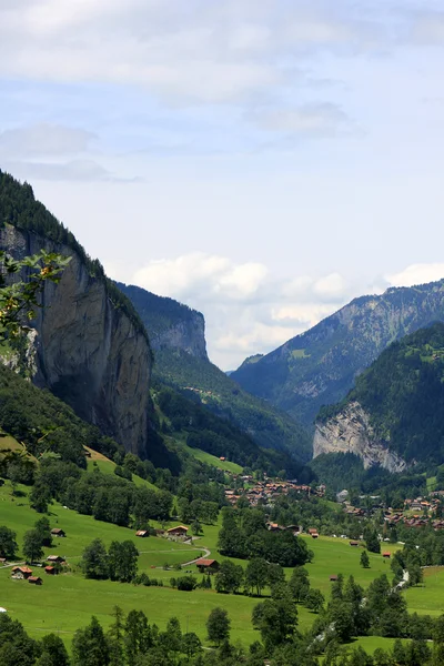 Деревня Швейцарии — стоковое фото