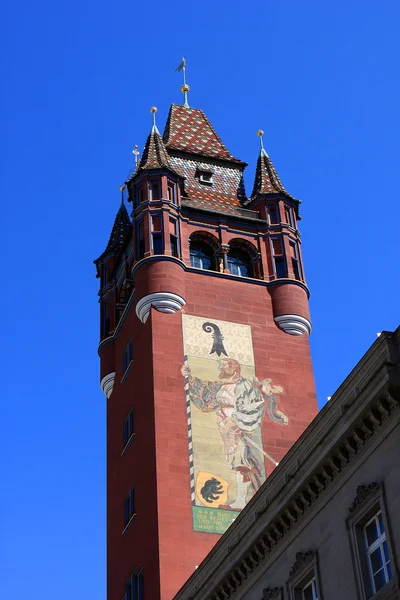 Rathaus, Basel — Stockfoto