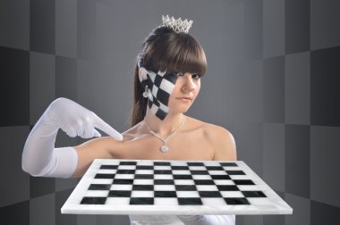 Chess queen clipart