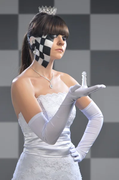 stock image Chess queen