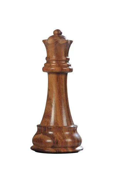 木製のチェス: 女王 (ブラック) — ストック写真