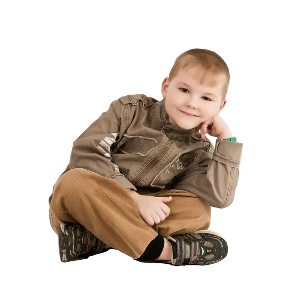 Ein glücklicher kleiner Junge — Stockfoto