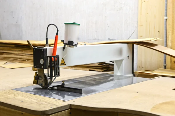 Машина для обработки древесины — стоковое фото