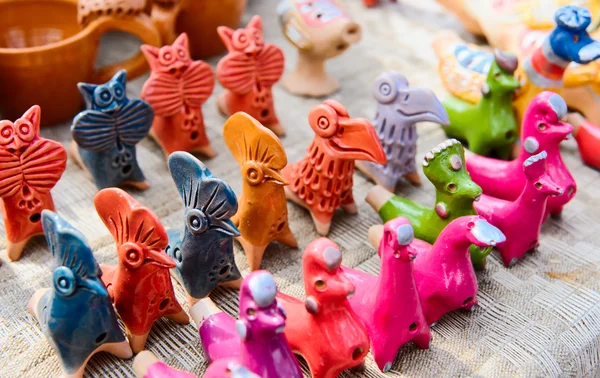 Silbato pájaros de cerámica — Foto de Stock