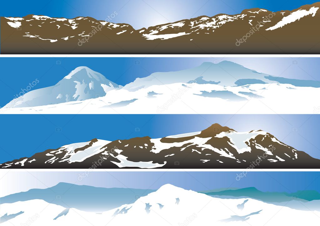Mountain range background