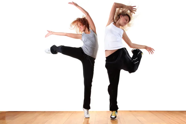 Žena moderní sport baletky v tanečním sále — Stock fotografie