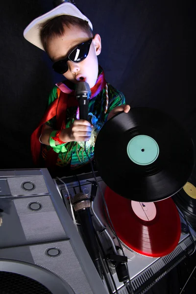 DJ cool in azione — Foto Stock