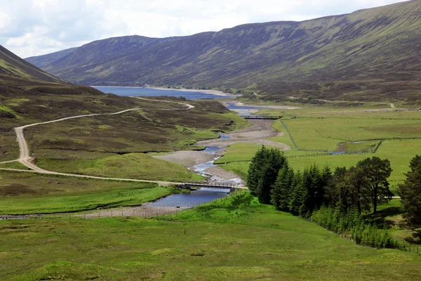 Klasyczne szkockie krajobraz podgórski — Zdjęcie stockowe