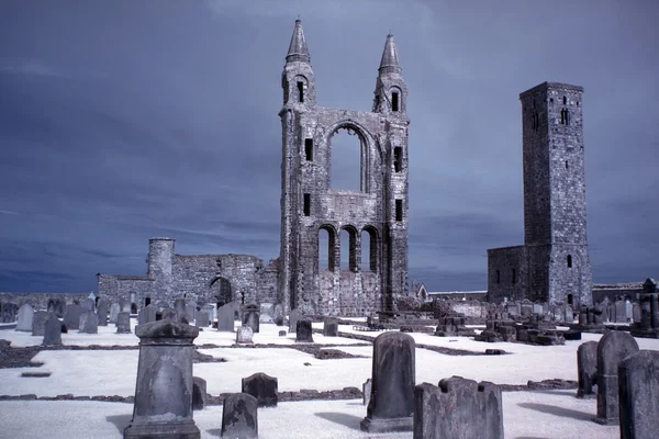 St andrews cathedral grunder, gb — Stockfoto