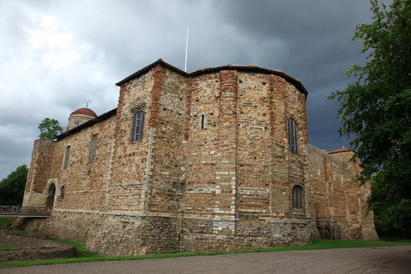 Oud kasteel in colchester 11e eeuw norman, Verenigd Koninkrijk — Stockfoto