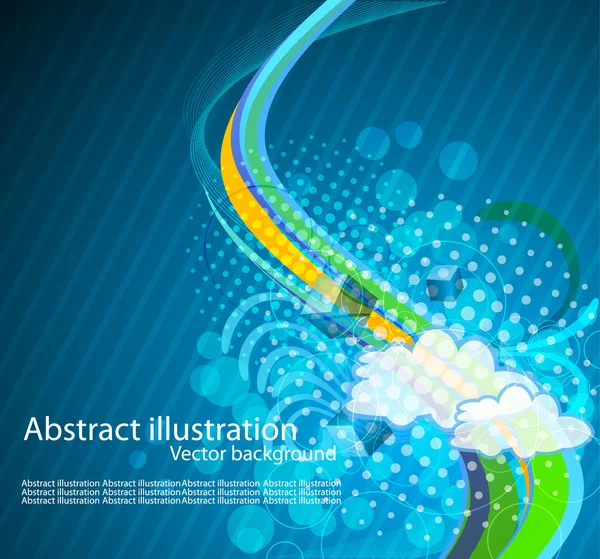 Diseño colorido abstracto — Vector de stock