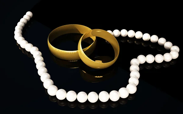 Свадебные кольца — Φωτογραφία Αρχείου