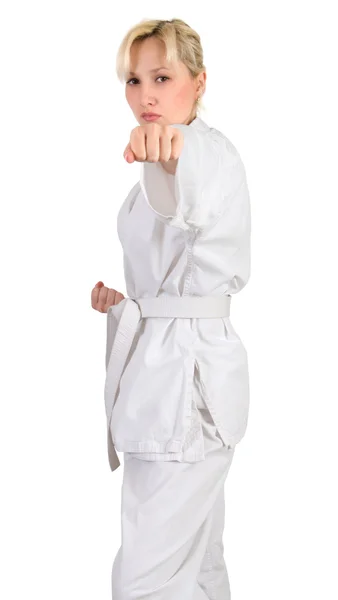 Chica de karate . Imagen de archivo
