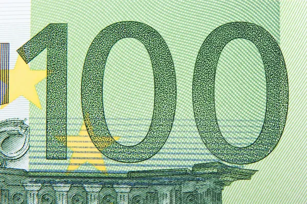 Macro hundred euro — Stock Photo, Image