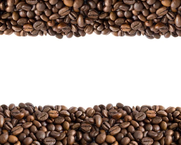 Frontera de granos de café — Foto de Stock