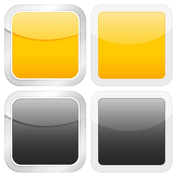 Icône carrée vide — Image vectorielle