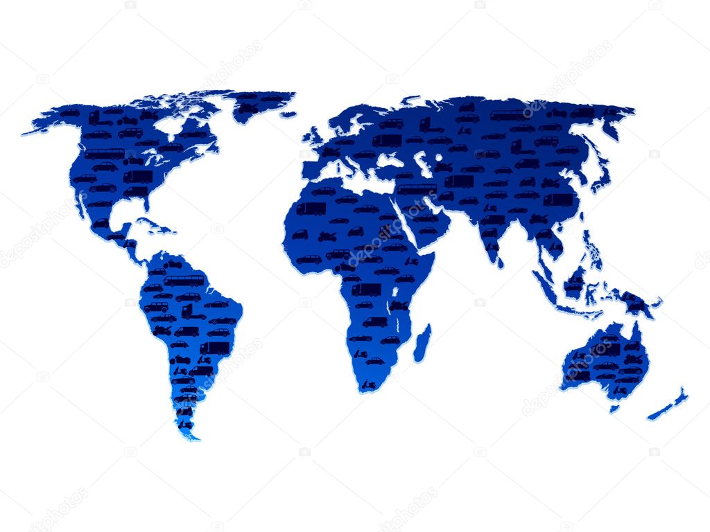 Transpor world map