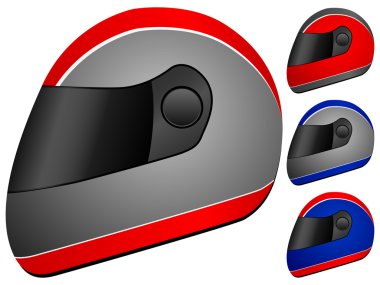 Race helmet clipart