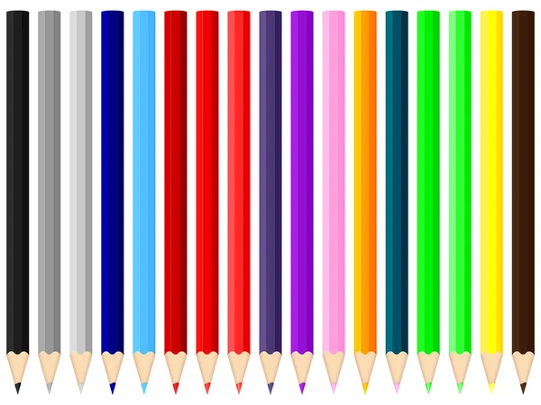 Lápis de cor —  Vetores de Stock