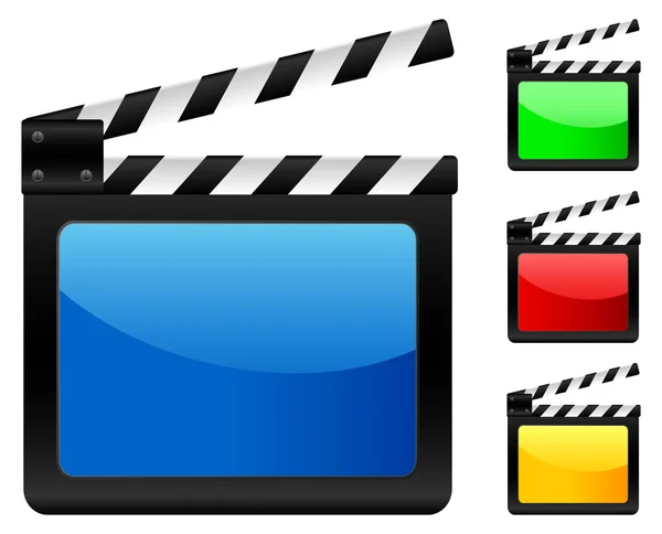 Dijital film kayrak — Stok Vektör