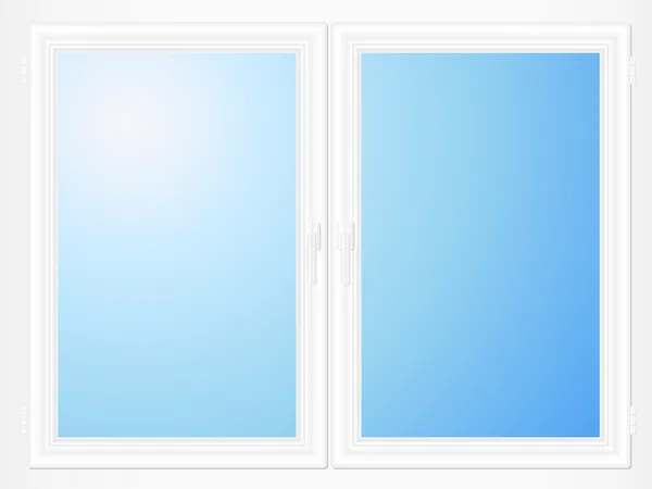 Fenêtre plastique — Image vectorielle