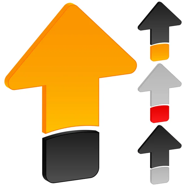 Icono de flecha arriba — Vector de stock