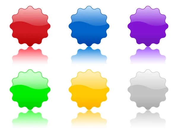 Badge vectoriel couleur — Image vectorielle