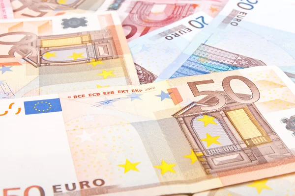 Euro-Banknoten Hintergrund 2 — Stockfoto