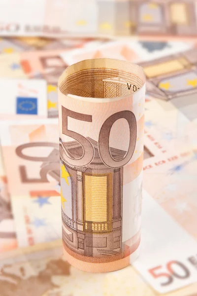 Fundo de 50 euros 2 — Fotografia de Stock