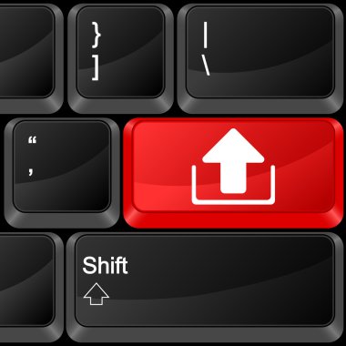 computer button upload