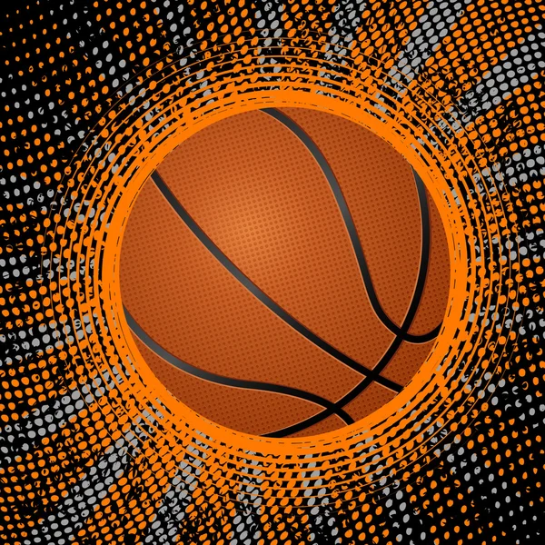 Abstracte basketbal achtergrond — Stockvector