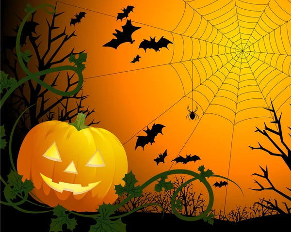 Dessin par jour Halloween avec — Image vectorielle