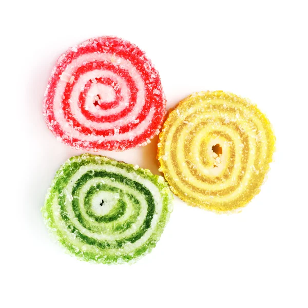 Doces de gelatina espiral — Fotografia de Stock
