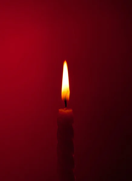 关于红蜡烛 — 图库照片