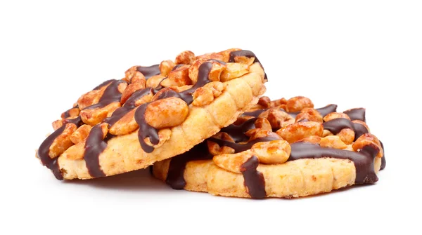 Bolinhos de chocolate Chip com amendoim — Fotografia de Stock
